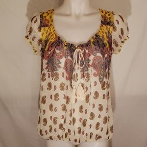 NWOT - 2B BEBE Sheer Dress Top